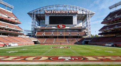 美国旧金山李维斯体育场，位于圣克拉拉，是NFL旧金山49人队的主场